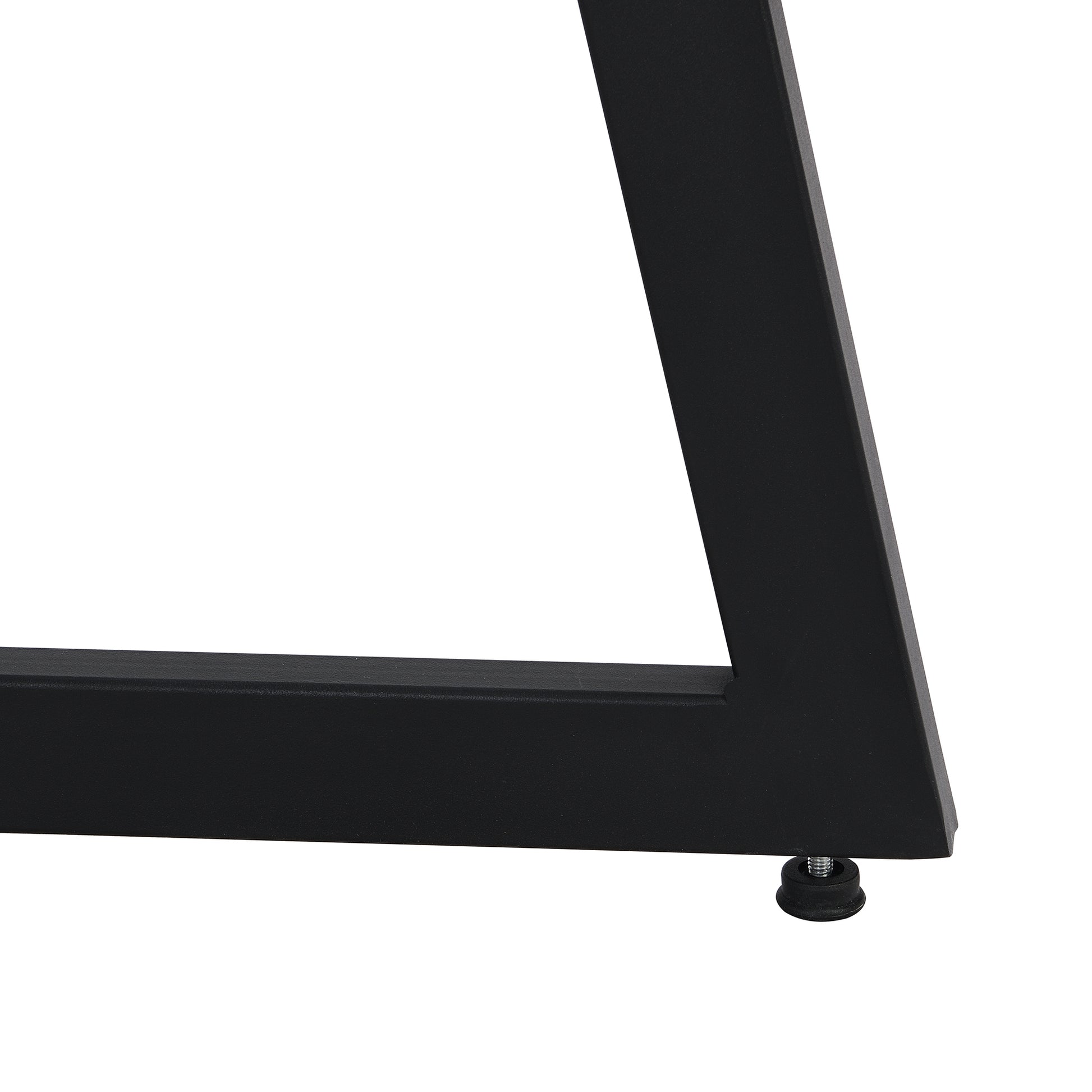 Modern Faux Marble 6 Piece Dining Table Set,60Inch Metal Kitchen Table Set With Upholstered Dining Chairs And Bench, Black Metal Dining Room Bench Seating Rectangular Dining Table With Chair And Bench Metal Wood Black Seats 6 60 Inches Farmhouse Trestle