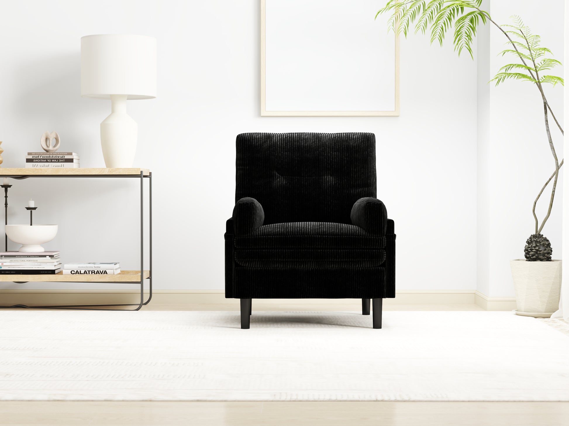 Black Multi Functional Adjustable Sofa, Convertible Lounge Chair And Guest Bed Black Velvet Metal Primary Living Space Medium Soft Loose Back Pillow Top Arms Foam Fabric Metal 1 Seat