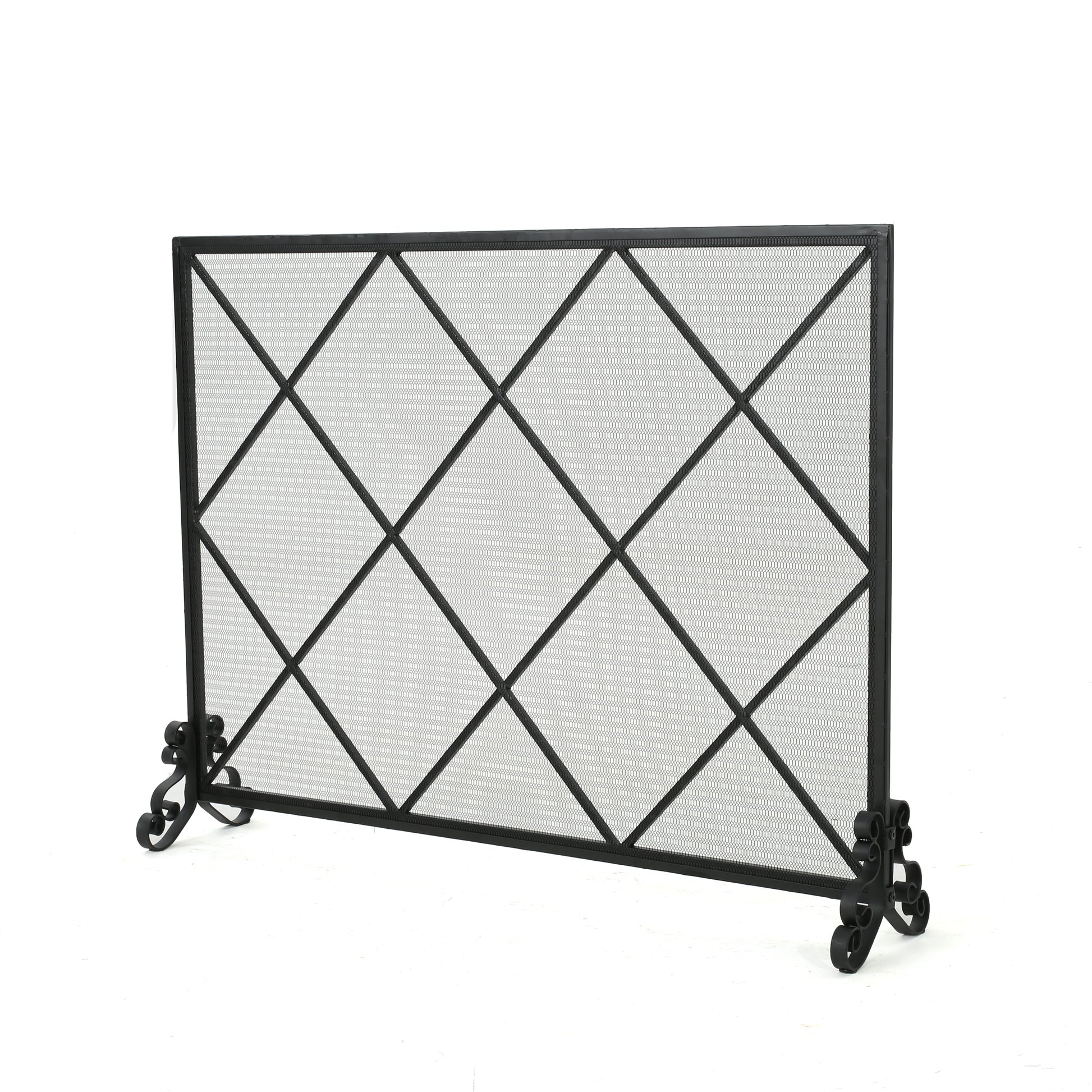 Fire Screens Black Iron