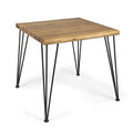 Zion Industrial Wood And Metal 32.5 Teak Wood