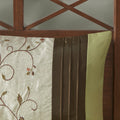 Embroidered 7 Piece Comforter Set Green Queen Queen Green Polyester