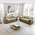 Modern Living Room Sofa Two Piece Set, Suitable For Living Room And Bedroom Sofa Set, Consists Of Two Pieces Of 2 Seater Sofa,Tan Corduroy Tan Corduroy 4 Seat