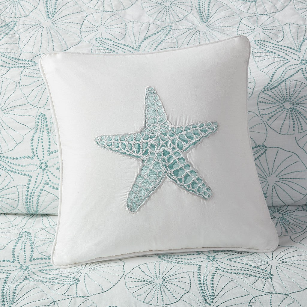 Square Pillow White 16X16" White Cotton