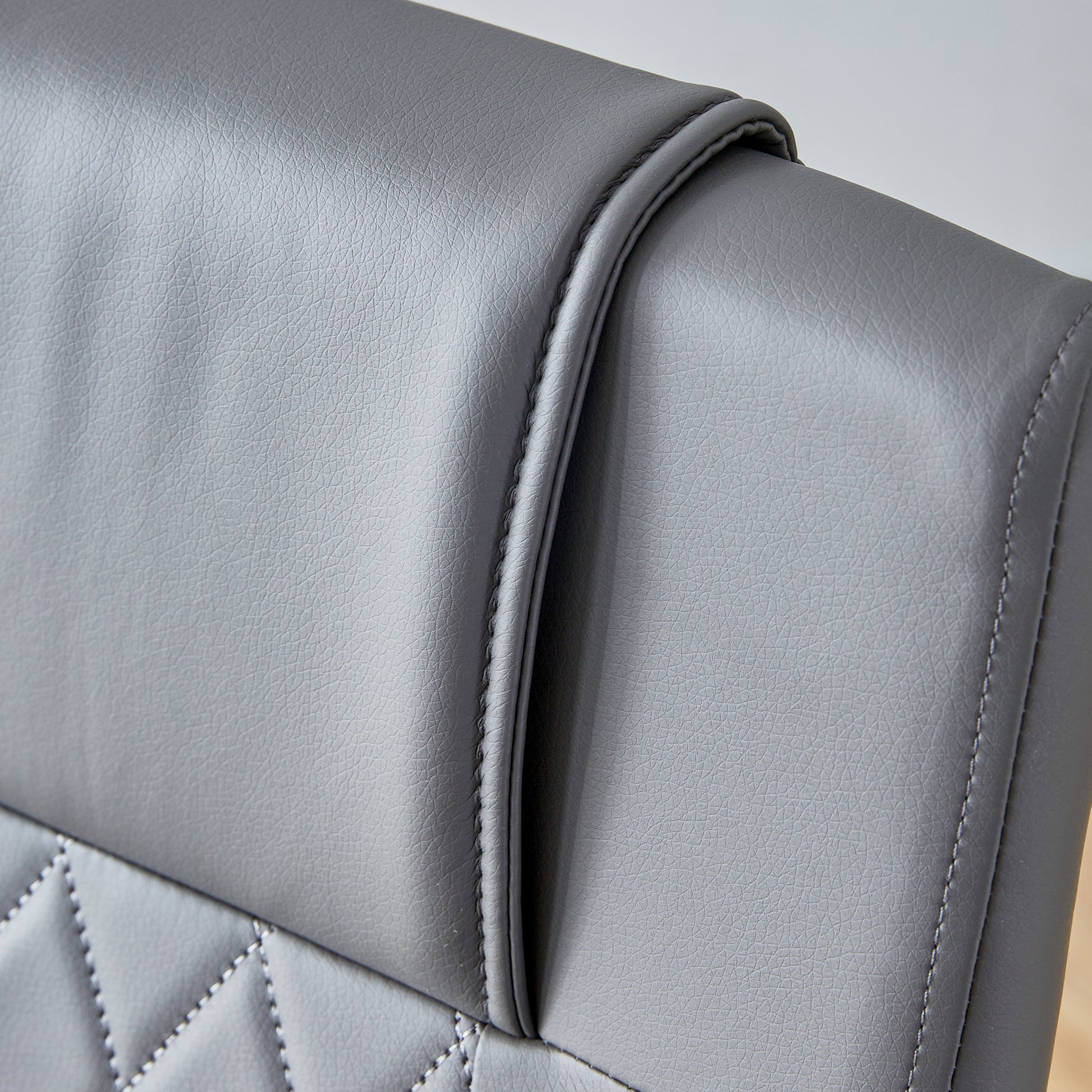 Table And Chair Set.Modern Rectangular Glass Dining Table With A Tempered Glass Tabletop And Silver Metal Legs, Paired With Multiple Chairs Designed With Pu Cushions And Silver Metal Legs. Gray Silver Seats 6 Tempered Glass