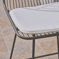 Niez Counter Stool Grey Ivory Iron