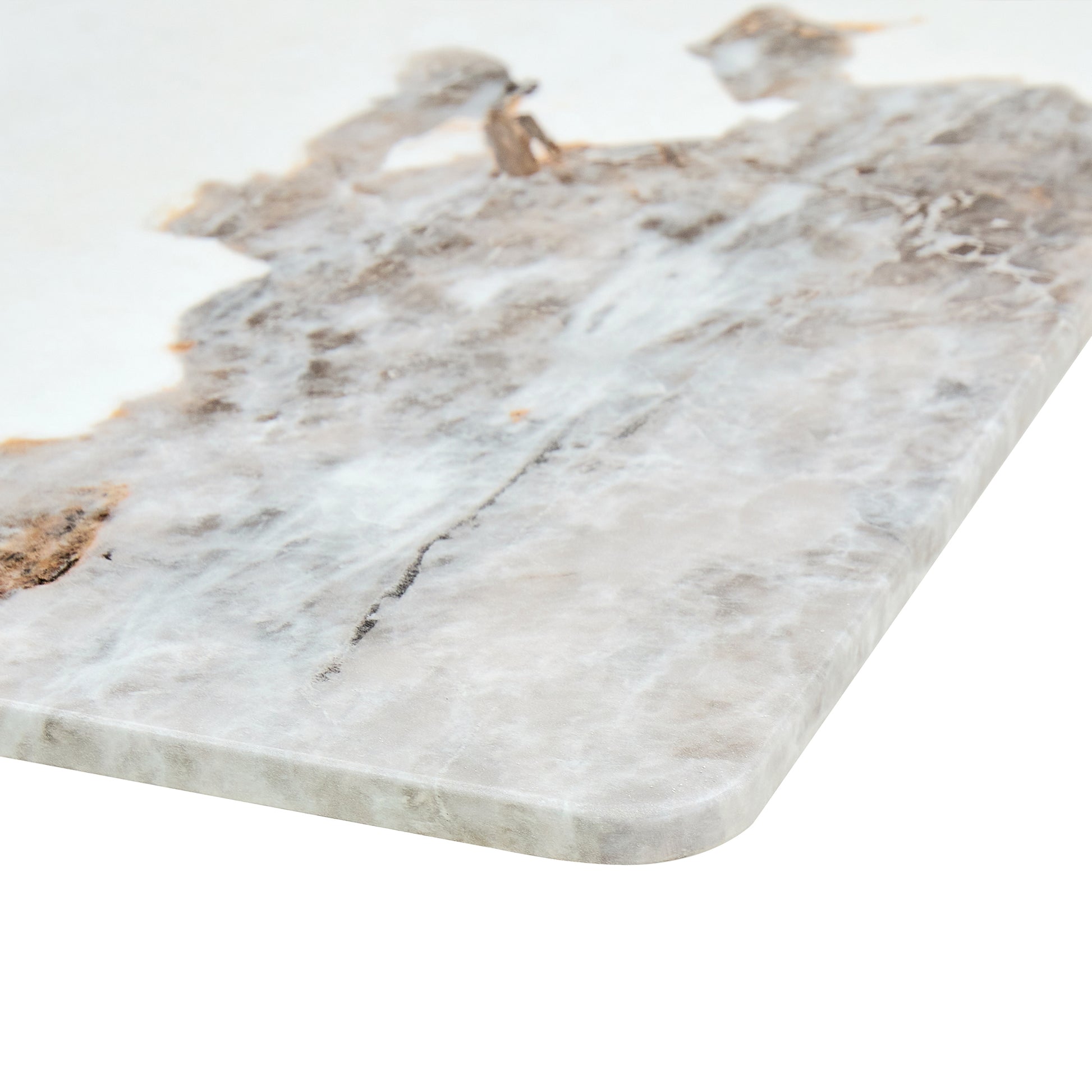 Modern Minimalist Rectangular Dining Table, 0.4 "Thick, Imitation Marble Patterned Glass Tabletop, Gold Mdf Legs. "71" * 35.4" *30" Gold Mdf Glass