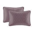 Reversible Quilt Set Purple Full Queen Purple Cotton