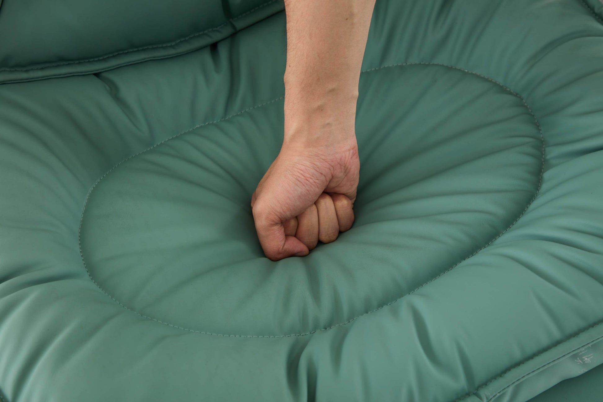 Armless Office Desk Chair With Wheels: Pu Leather Cross Legged Wide Chair,Comfortable Adjustable Swivel Computer Task Chairs For Home,Office,Make Up,Small Space,Bed Room Green Antique Fiber Foam And Polyester Fiber Pad Pvc