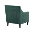 Coolmore Modern Accent Chair,Upholstered Armchair With Scooped Arms For Bedroom,Apartment,Studio,Office,Waiting Room Emerald Corduroy Emerald Foam Corduroy
