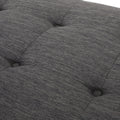 Chaise Lounge Charcoal Fabric