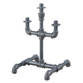 Sandy Grey Candleholder Grey Industrial Metal