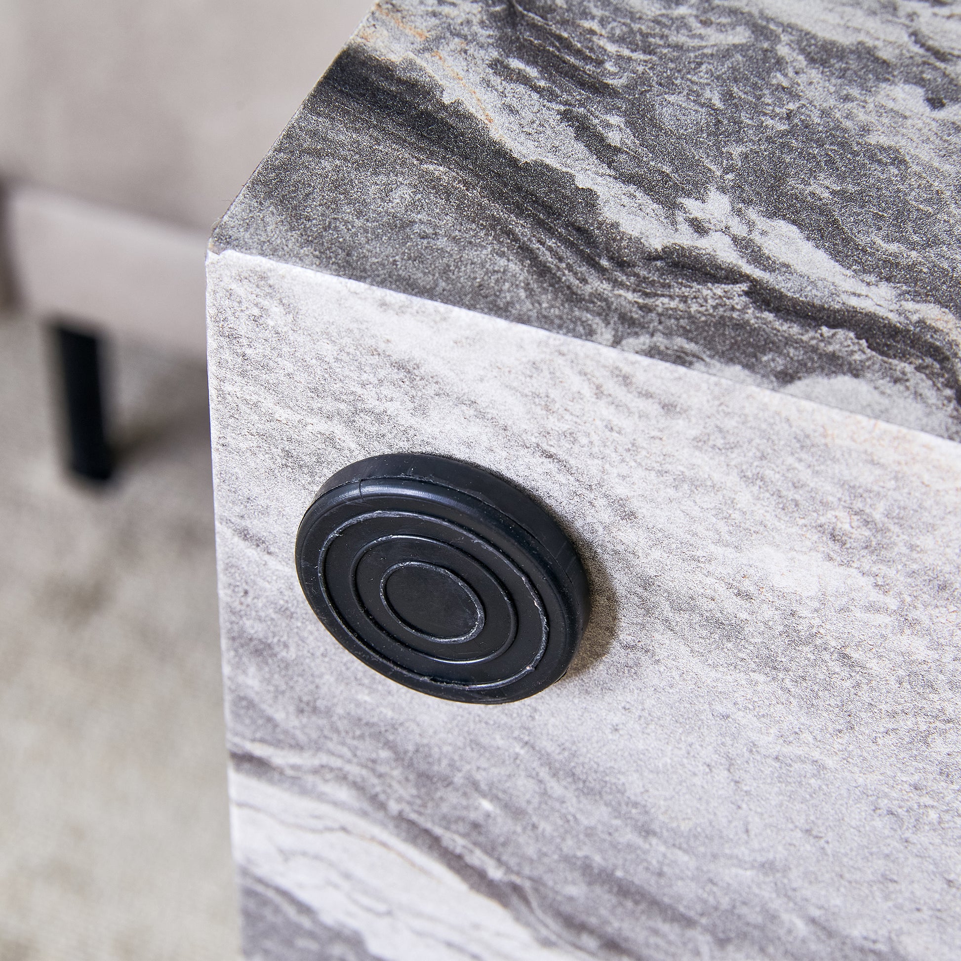 Modern Mdf Coffee Table With Grey Texture Pattern 39.3X23.6X11.8 Inches Stylish And Durable Design Grey Mdf