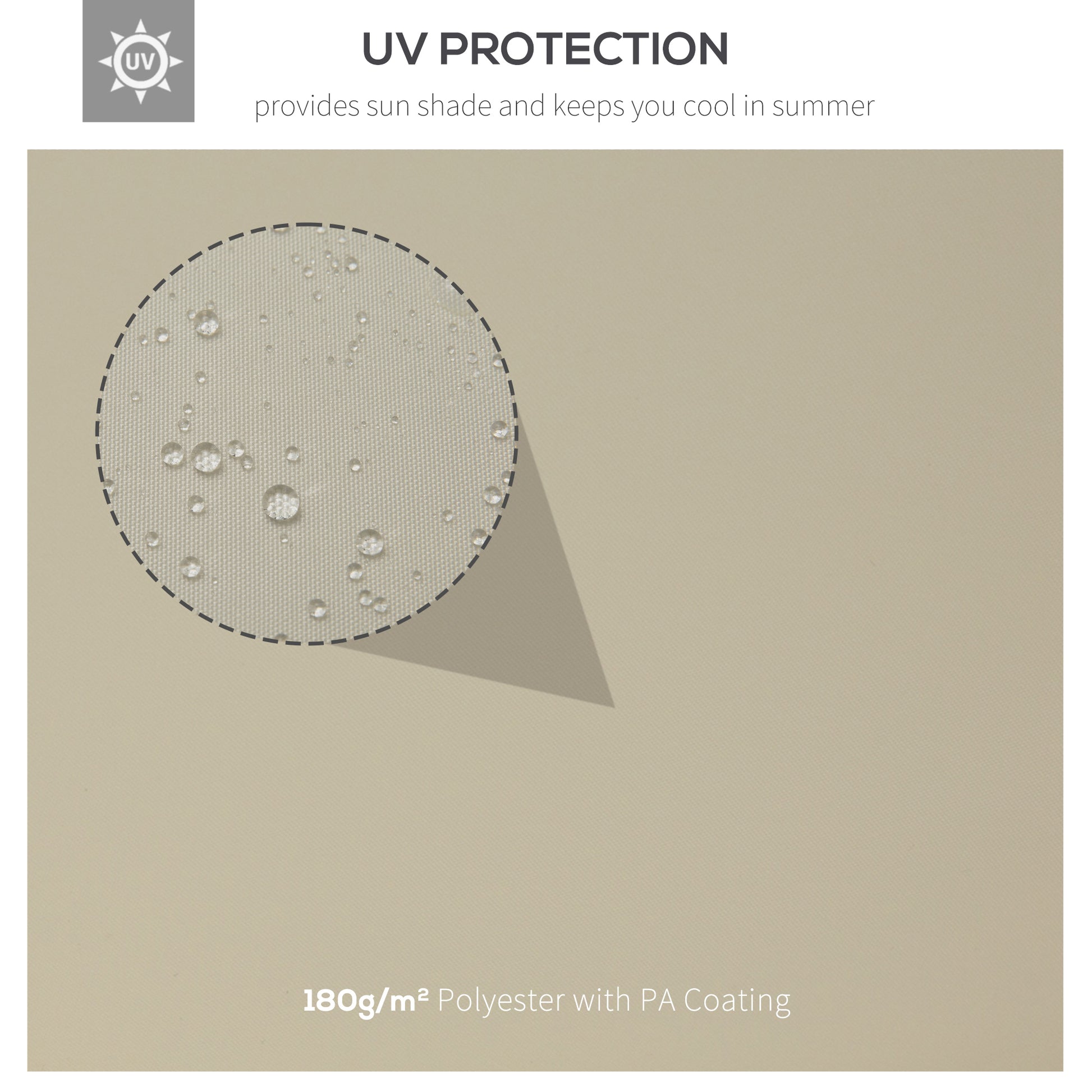 Outsunny 13' X 10' Gazebo Replacement Canopy, 2 Tier Top Uv Cover For 9.84' X 9.84' Outdoor Gazebo, Cream White Top Only Cream White Polyester