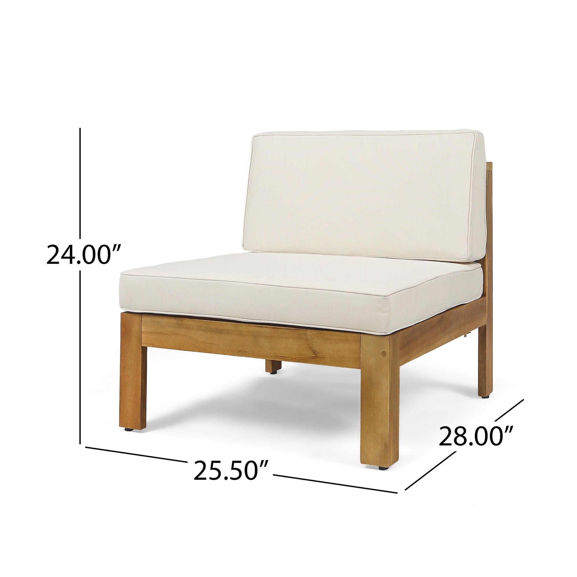 Alcove Lshape Sofa Set, Beige Beige Seats 4 Acacia Wood