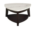 Francis Marble Top Cocktail Table White White Marble