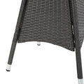 Corsica Rd Bistro Table Grey Rattan