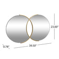 Wall Mirror Gold Iron