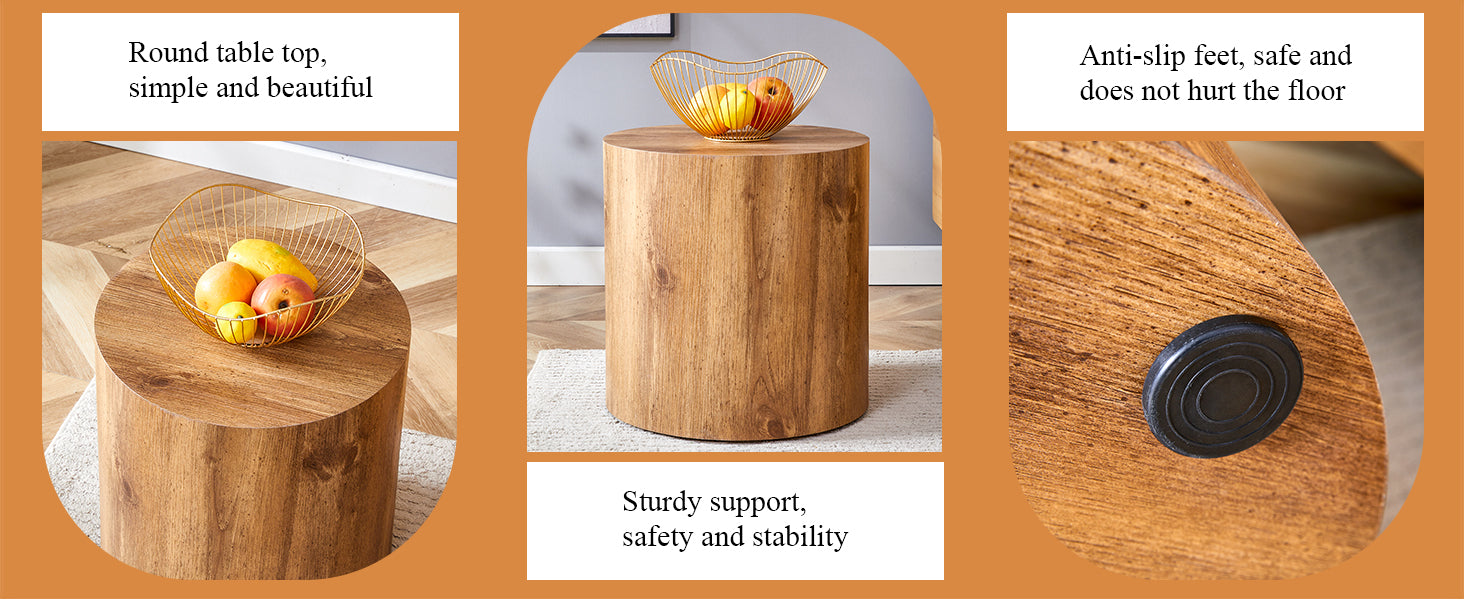 The Cylindrical Table With Its Patterned Design Can Be Easily Integrated Into A Variety Of Interior Styles, From Coffee Tables To Small Dining Tables, Workbenches Or Makeshift Writing Desks. Wood Mdf