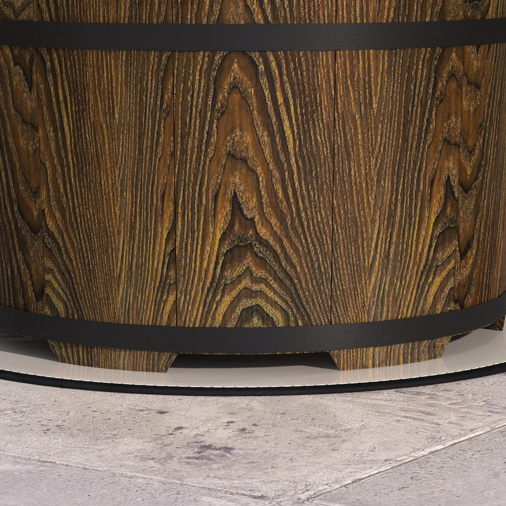 Outsunny Smokeless Fire Pit With Fireproof Mat, 20" Barrel Style Portable Wood Burning Firepit, Magnesium Oxide Low Smoke Camping Bonfire Stove For Backyard, Patio, Picnic, Brown Brown Magnesium Oxide