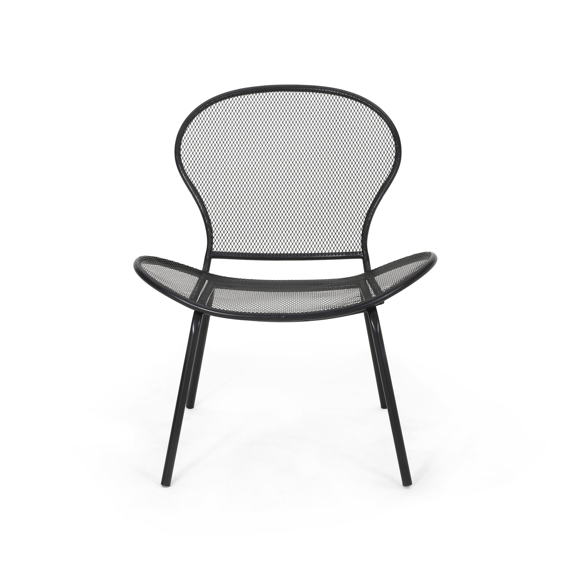 Nevada Chair Mp2 1Ctn 2Pcs Matte Black Iron