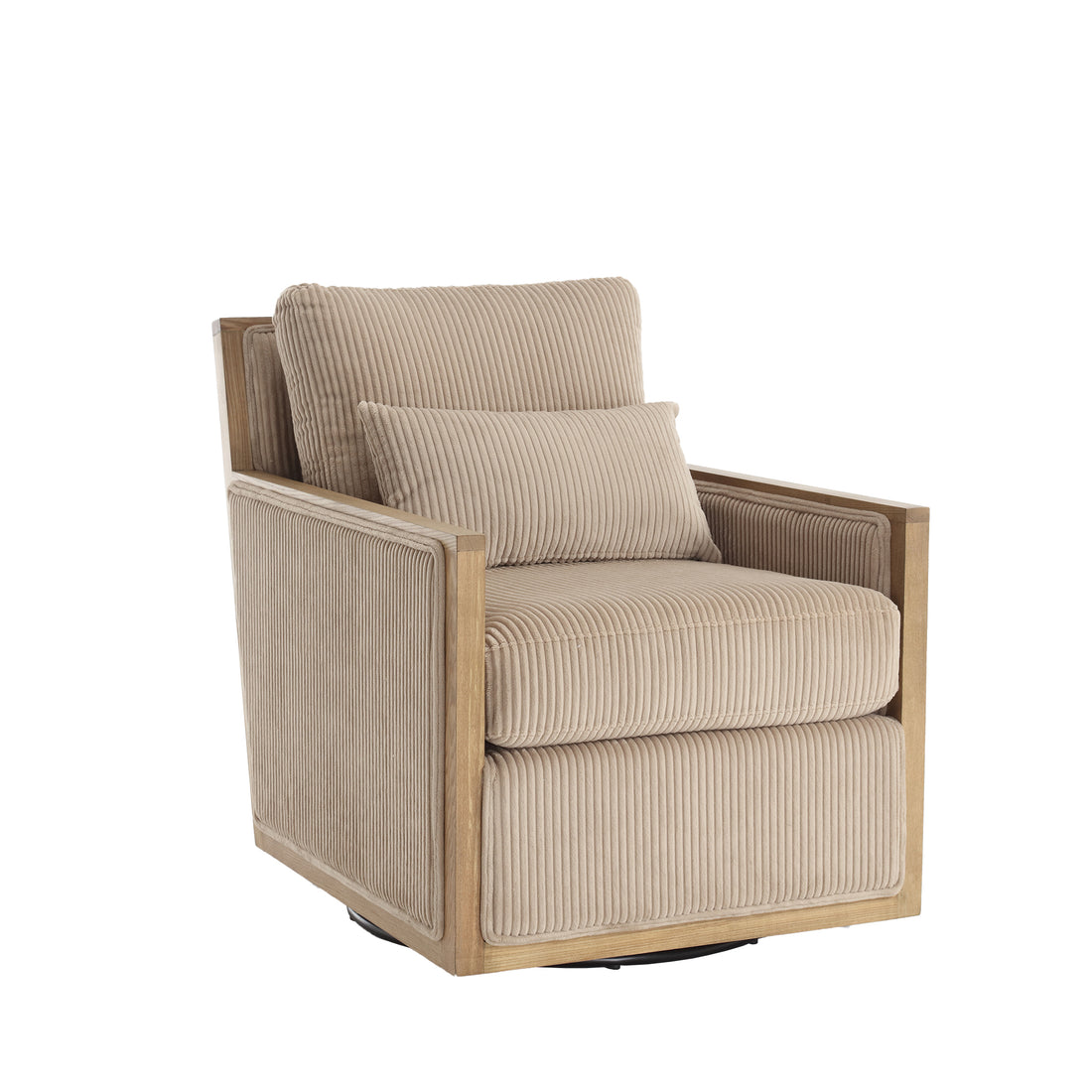 Coolmore Corduroy Swivel Barrel Chair, Comfy Accent Sofa Chair For Living Room, 360 Degree Swivel Barrel Club Chair, Leisure Arm Chair For Nursery, Hotel, Bedroom, Office, Lounge Camel Camel Primary Living Space Foam Corduroy