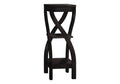 Accent Table, Side, End, Plant Stand, Square, Living Room, Bedroom, Brown Laminate, Contemporary, Modern Espresso Particle Board