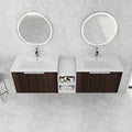 72 Inch Soft Close Doors Bathroom Vanity With Sink, A Small Storage Shelves, 30