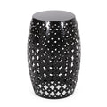 Metal S 2 End Table Black Iron