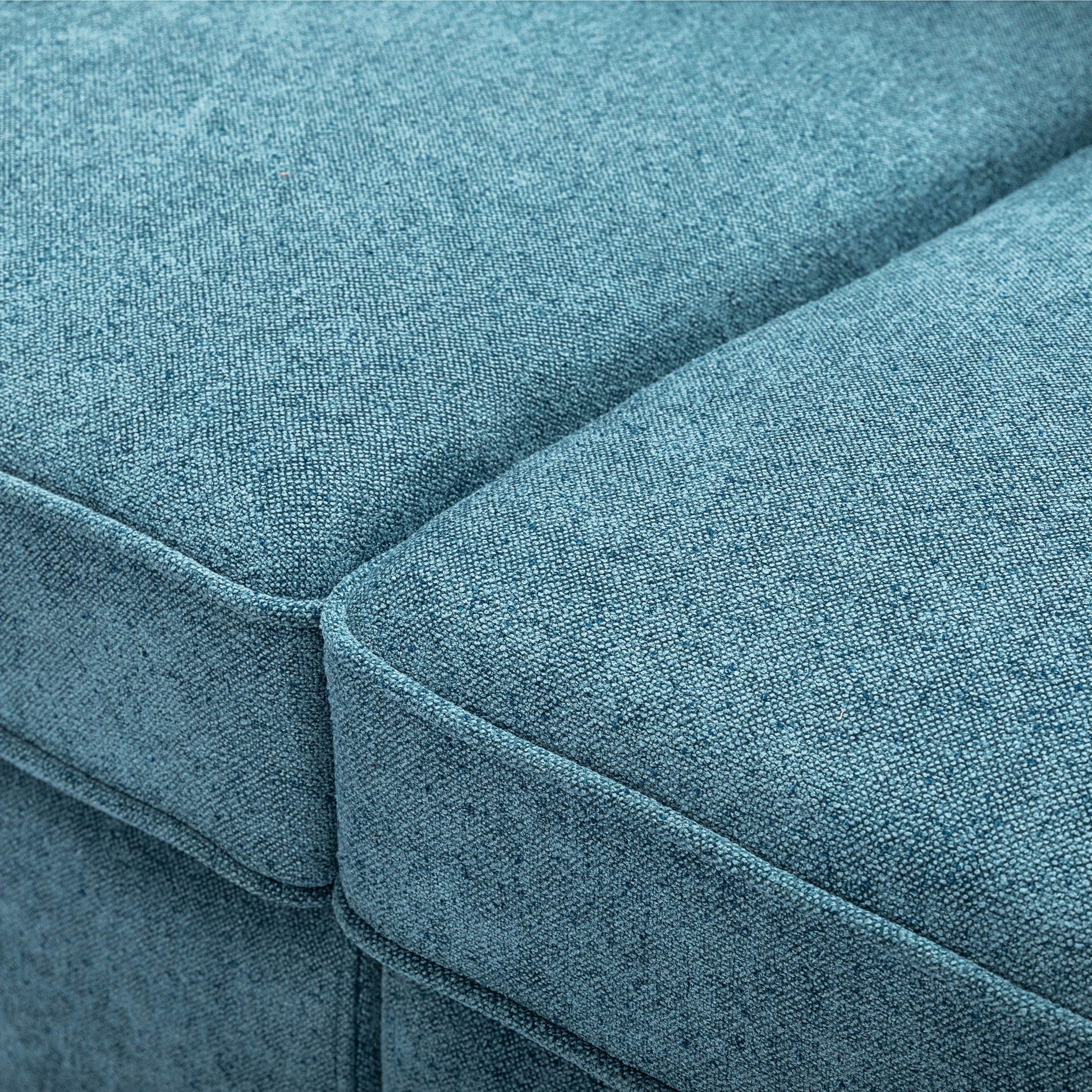 Cozy Duo Blue Loveseat Sofa Blue Solid Wood Mdf 2 Seat