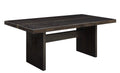 Jaramillo Dining Table, Black Finish Dn02695 Black Wood