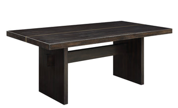 Jaramillo Dining Table, Black Finish Dn02695 Black Wood