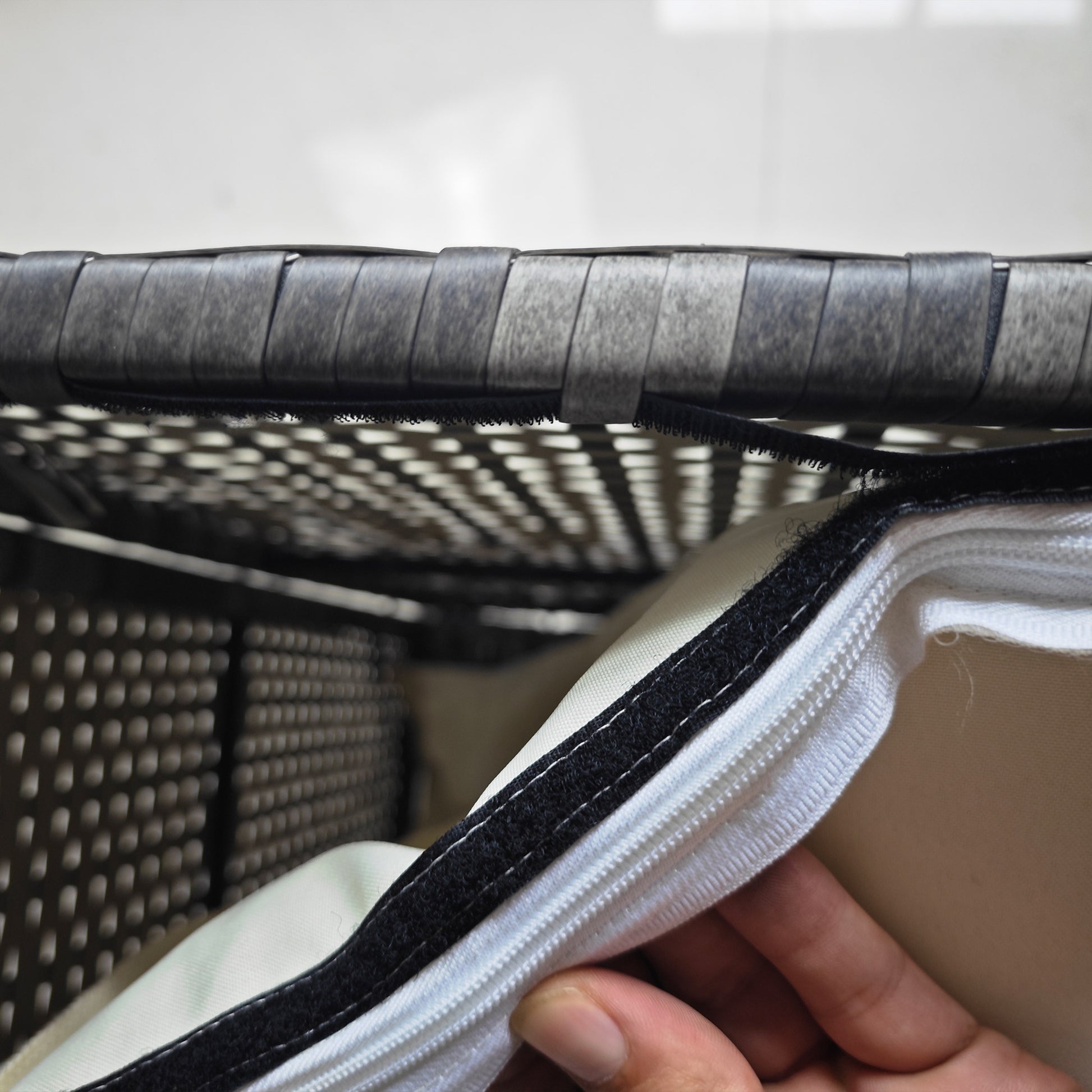 Outsunny 175 Gallon Outdoor Storage Box With Inner Liner, Pe Rattan Wicker Deck Box With Pneumatic Bar Lift For Indoor & Outdoor, Patio Furniture Cushions, Pool Toys, Garden Tools, Mixed Gray Grey Steel