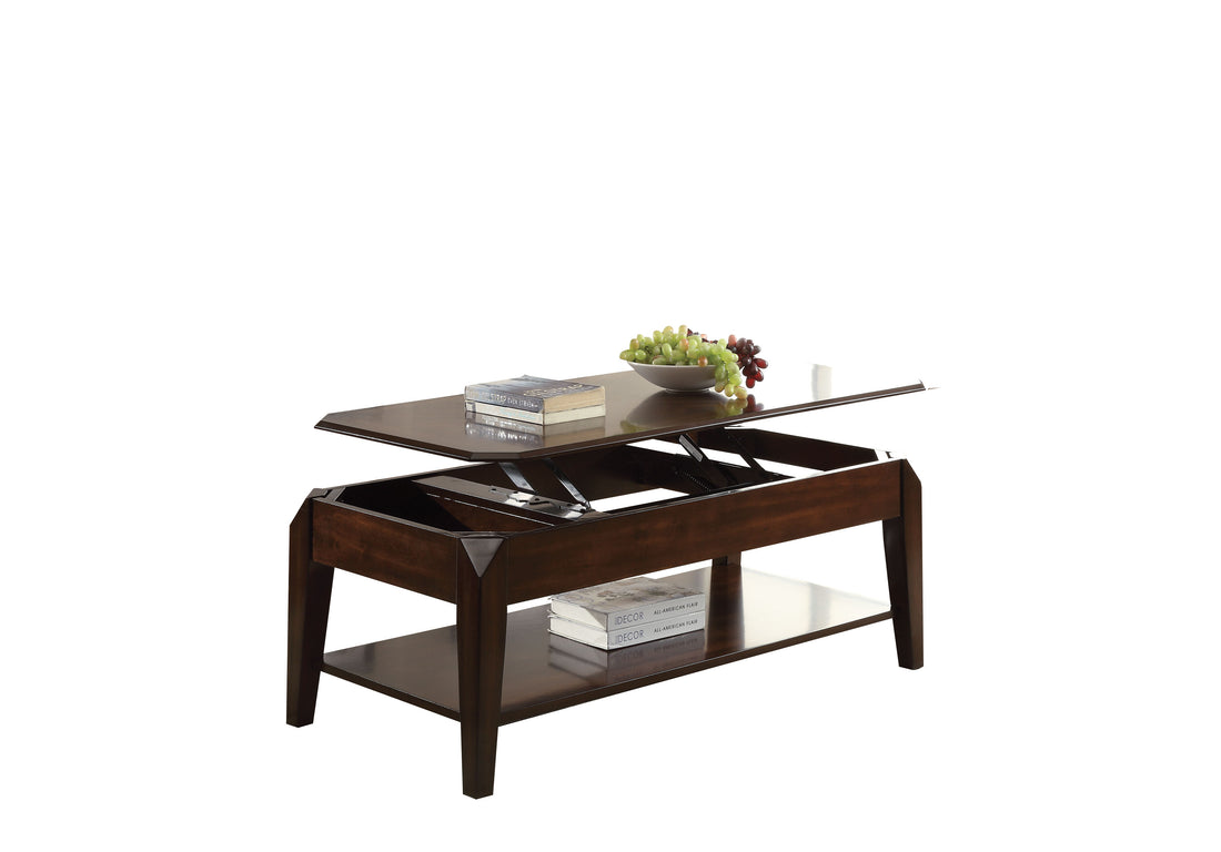 Walnut Coffee Table With Lift Top Walnut Primary Living Space Poplar Shelves Rectangular Wood