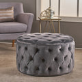 Ottoman Grey Velvet