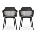 Dahlia Chair Black Polypropylene