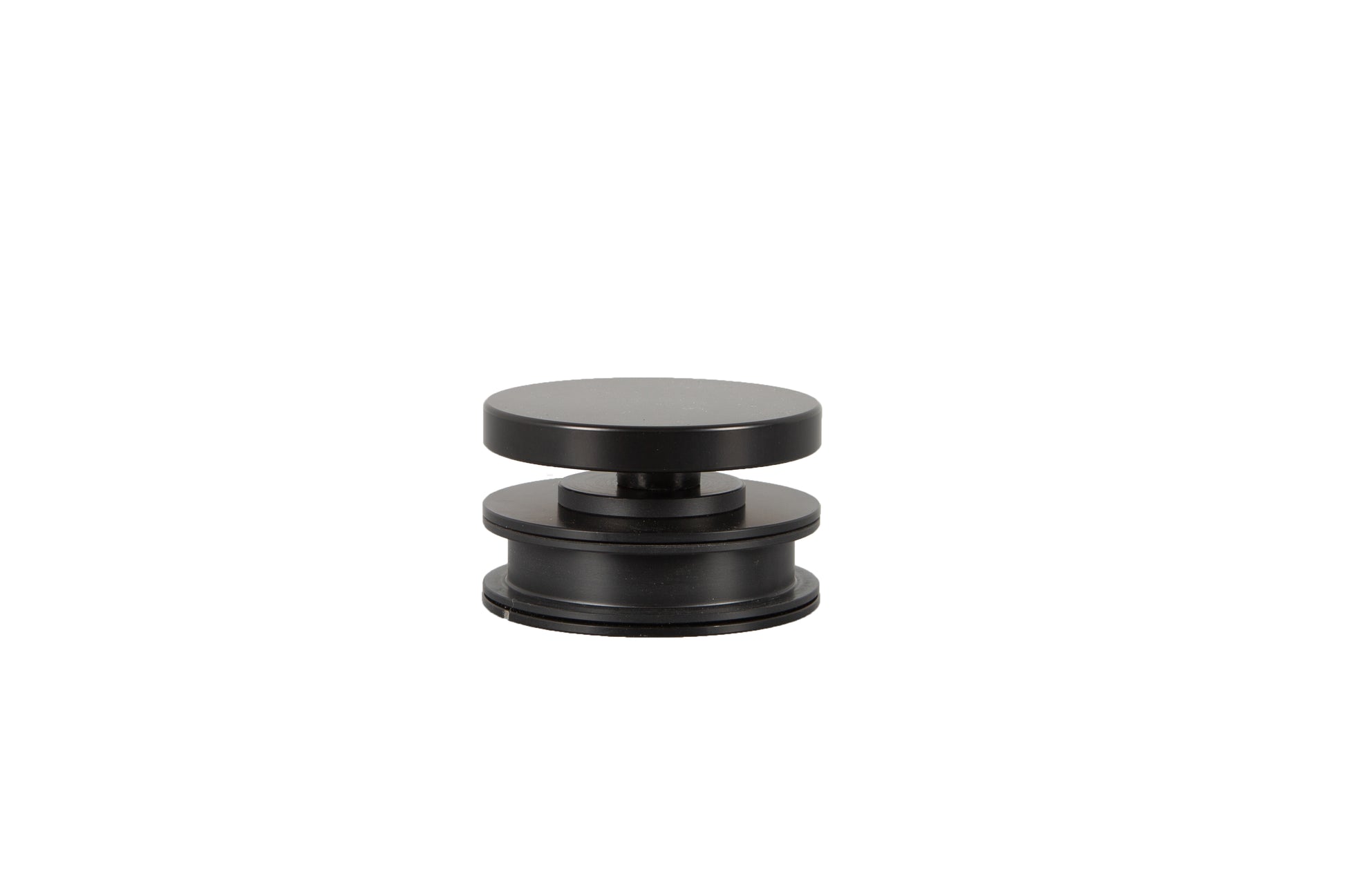 Roller Set With Wall Brackets And Anti Jump Knobs Only, 24D01P08 Mbx Matte Black Stainless Steel