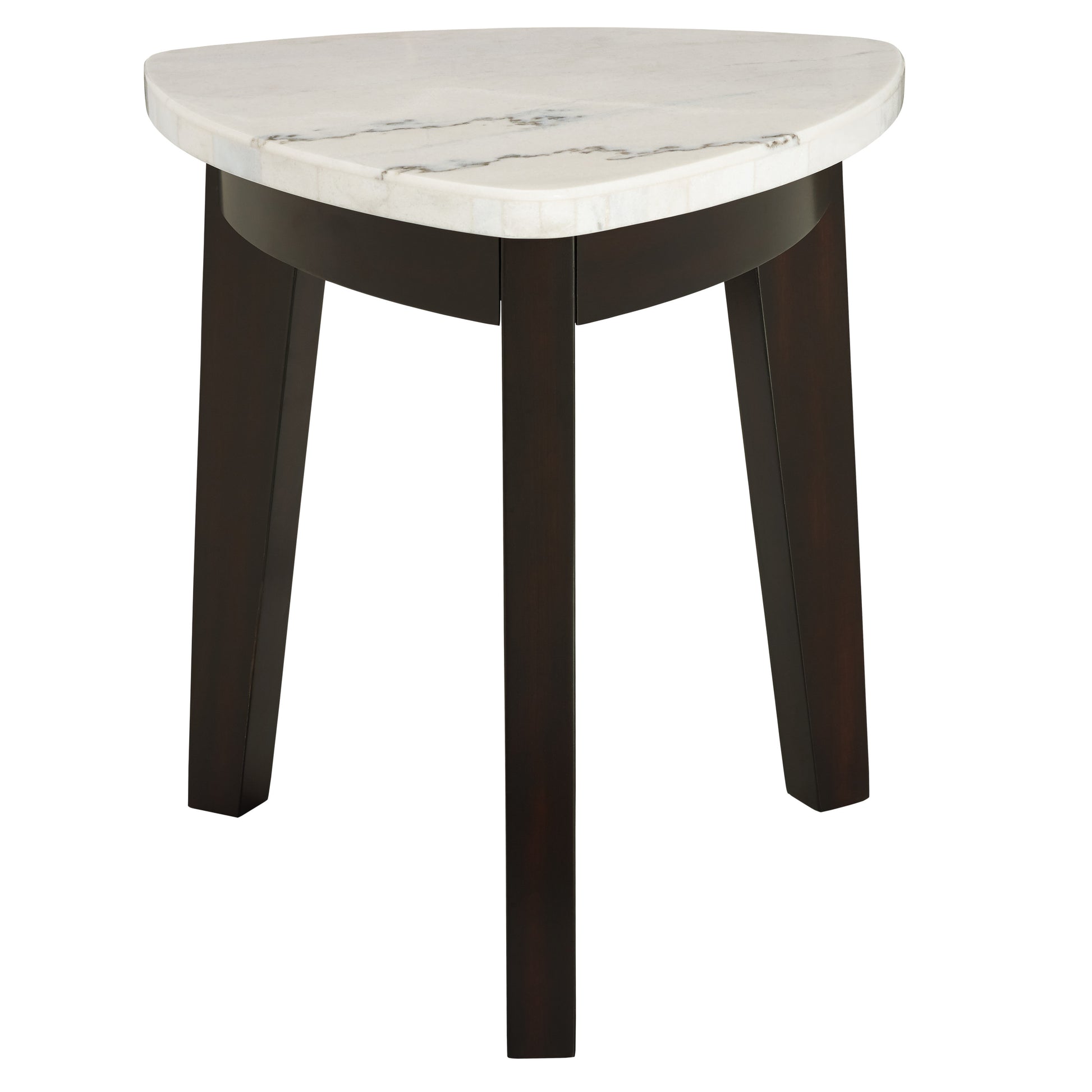 Francis White Marble Top End Table White White Marble