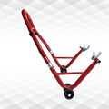 Motorcycle Stand 850Lb Sport Bike Rear Wheel Lift Swingarm Paddock Stands Red, U Red Steel