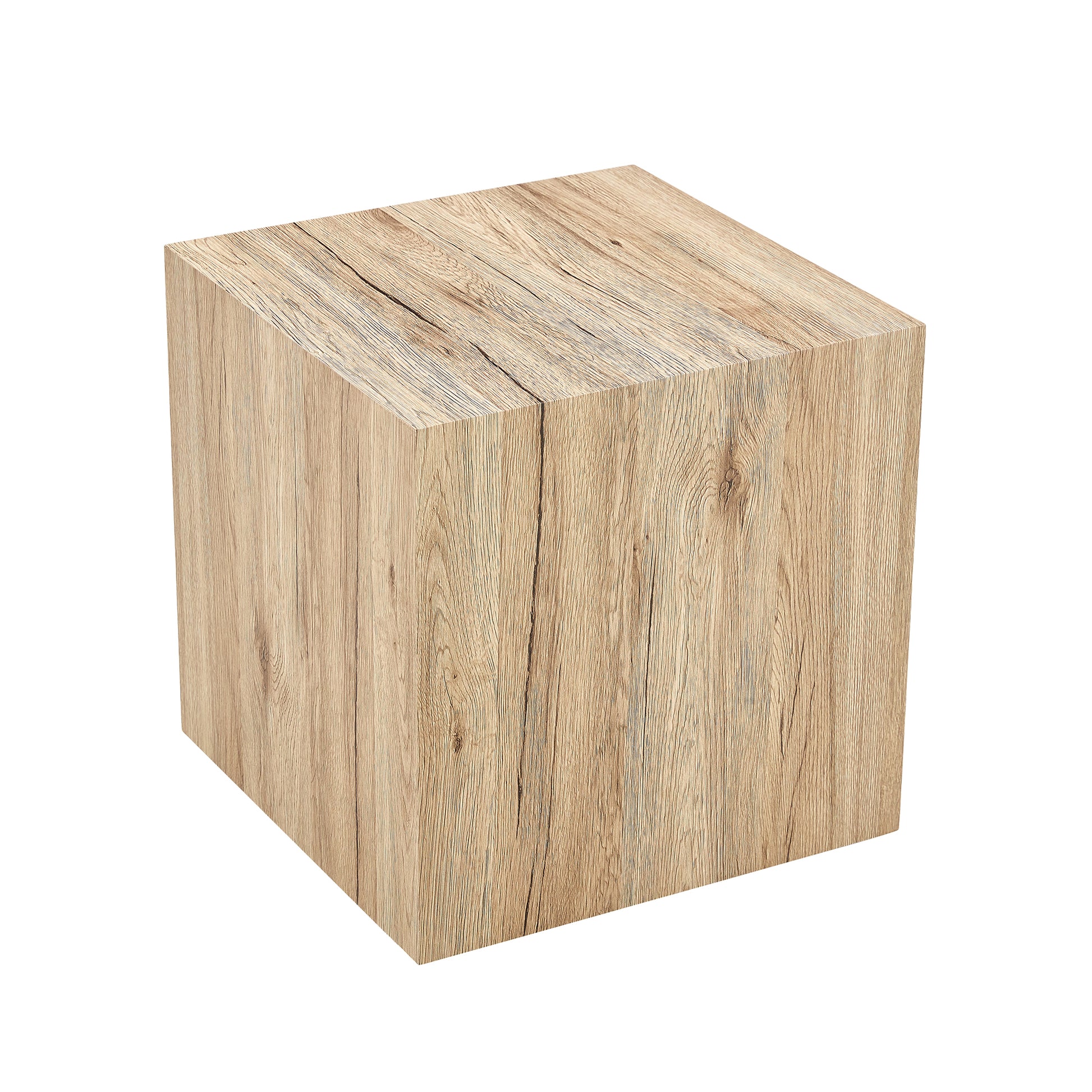 Elevate Your Living Space With This Modern Mdf Coffee Table That Showcases Smooth, Light Wood Color Texture Patterns. It Is Characterized By Stylish Design. Wood Mdf