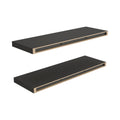 Floating Shelf Dallas, Living Room, Matt Gray Matte Gray Particle Board Engineered Wood