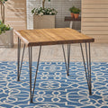 Zion Industrial Wood And Metal 32.5 Teak Wood