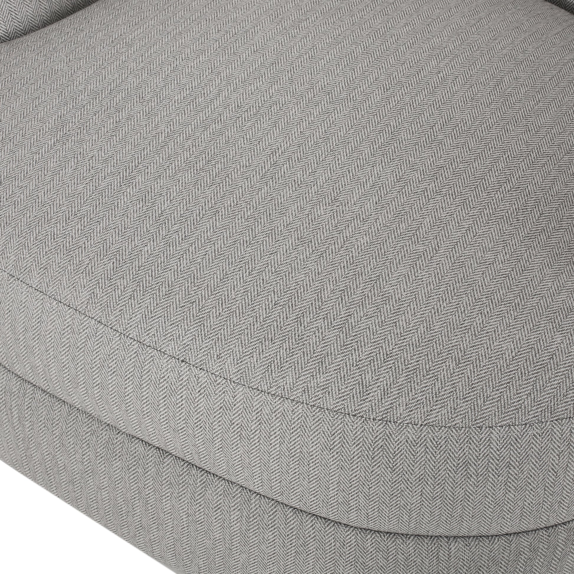 Club Chair Gray Fabric