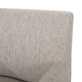 Arm Chair Light Grey Fabric