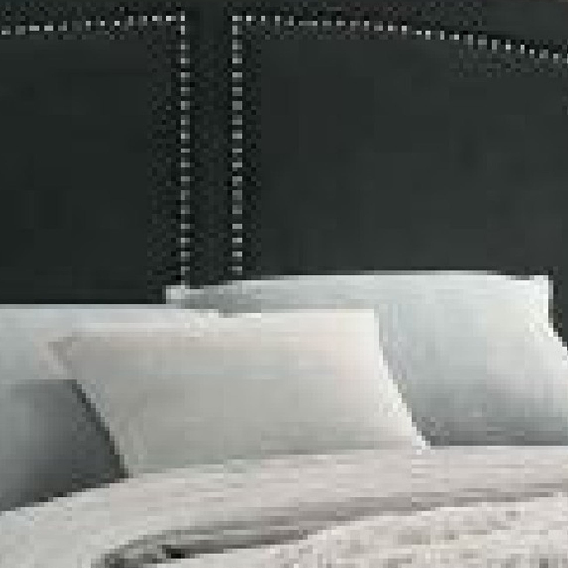 Lily Platform King Upholstered Bed, Padded Headboard, Black, Gold King Black Gold Wood Fabric