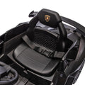 12V Kids Ride On Car W Parents Remote Control,Licensed Lamborghini Aventador Xago,Hydraulic Pressure Door,Slow Start,Early Education,Bluetooth,Adjustable Volume,Mp3,Usb,Led Lights For Kids Aged 2 4. Black 50 99 Lbs Polypropylene