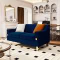 Fx P85 2S Bu 2 Seats Sofa Blue Velvet 2 Seat