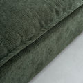 Mid Century Modern 3 Seater Sofa Couch For Living Room Modular Sectional Armless Sofa, Ultra Soft Chenille Fabric, Sturdy Frame, Comfortable And Stylish Furniture Green Foam Chenille 3 Seat