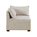 Modular Corner Chair Linen Polyester 1 Seat