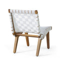 Charlotte Lounge Chair White Acacia Wood