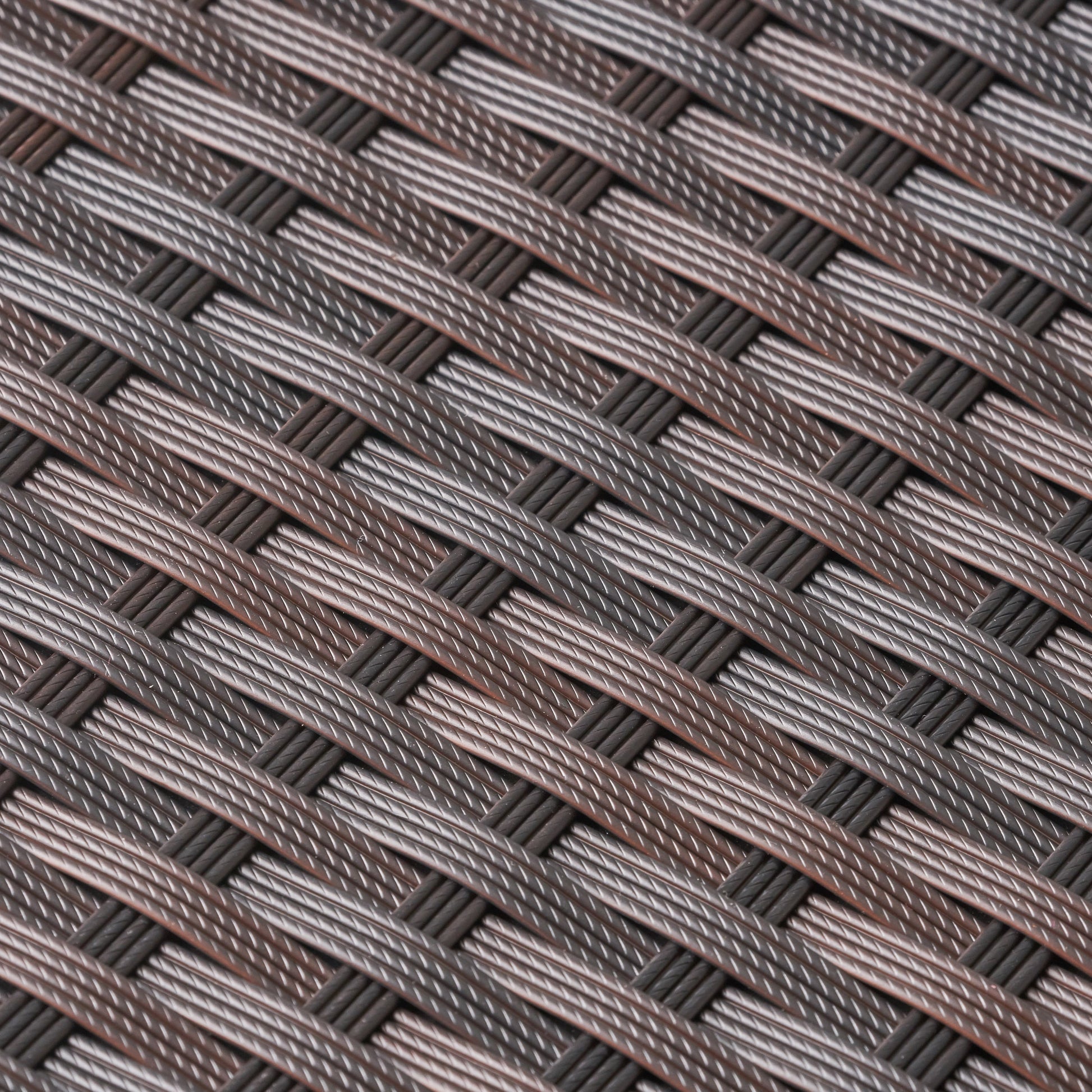 Honolulu Brown Side Table Brown Rattan